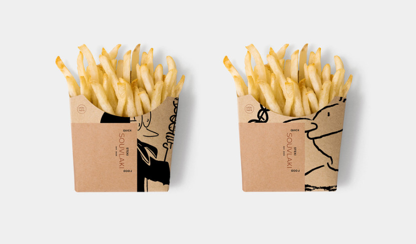 希臘快餐廳品牌設計全案 希臘快餐廳品牌設計全案