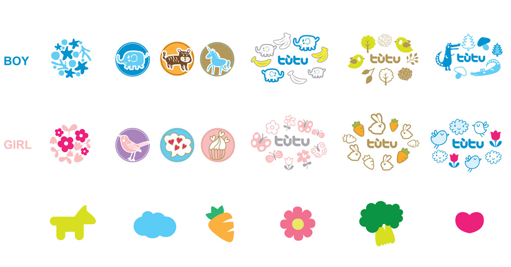 兔兔嬰童品牌VI設計