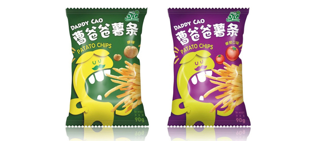 曹爸爸薯?xiàng)l包裝設(shè)計